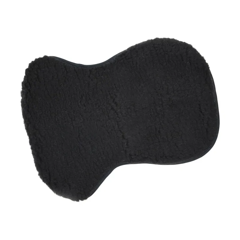 Hy Equestrian Fur Fabric Seat Saver - Black-1