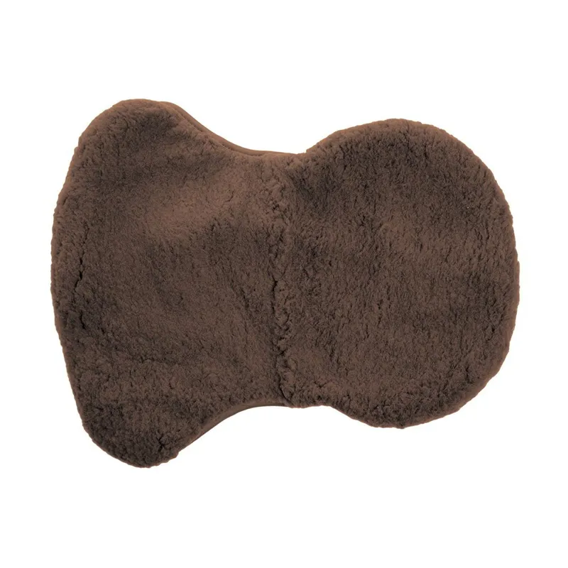 Hy Equestrian Fur Fabric Seat Saver - Brown