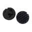 Lincoln Horse Head Rubber Curry Comb - Black