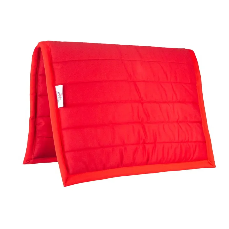 PolyPads Classic Single Saddle Pad - Red-1