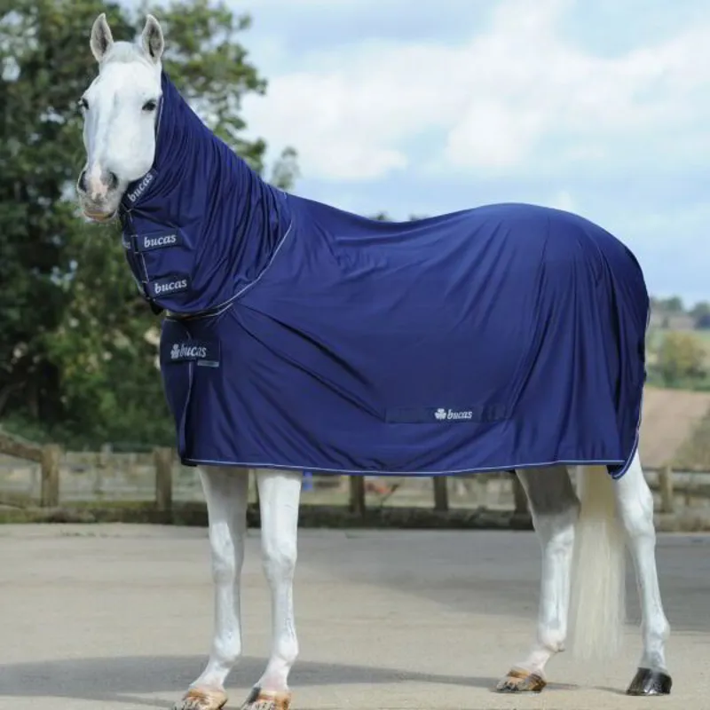 Bucas Power Cooler Detachable Neck Blanket - Navy-1