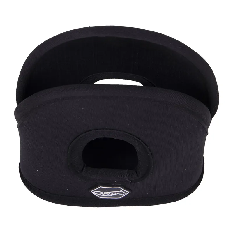 QHP Neoprene Stirrup Covers - Black-1
