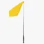QHP Training Stick with Flag - Yellow