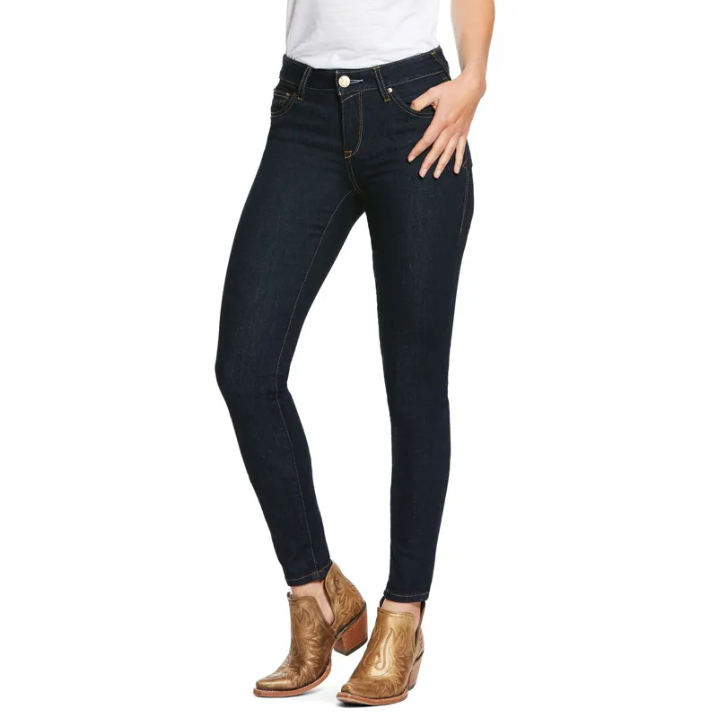 Ariat Ultra Stretch Perfect Rise Sidewinder Womens Skinny Jeans - Rinse