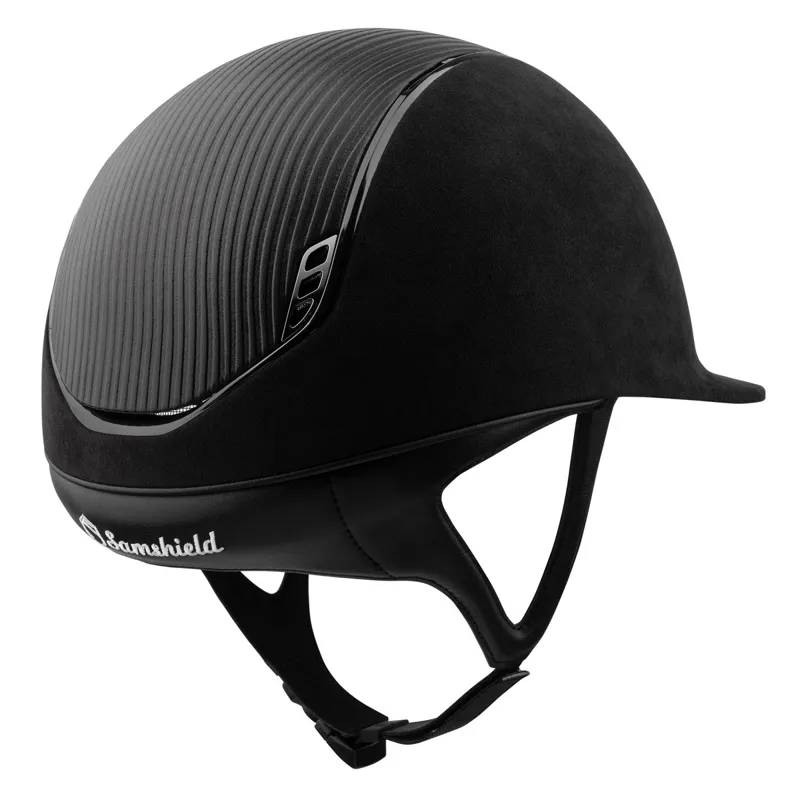 Samshield Premium 2.0 Standard Riding Helmet - Black/Black Chrome-1