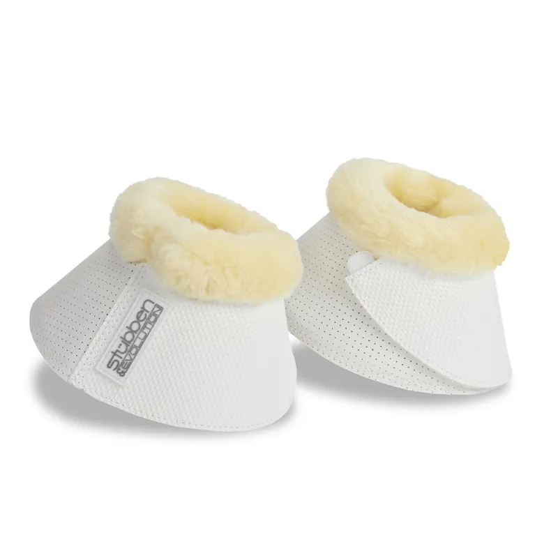 Stubben Gravity Fleece Lined Bell Boots - White