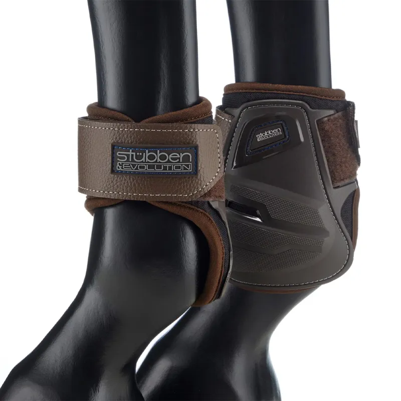 Stubben and Evolution Hybrid Fetlock Boots - Brown-3