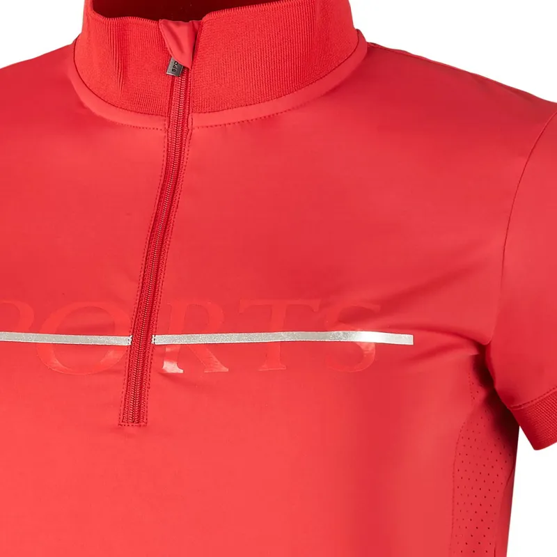 Schockemohle Fortuna Style Womens Functional Shirt - True Red-1