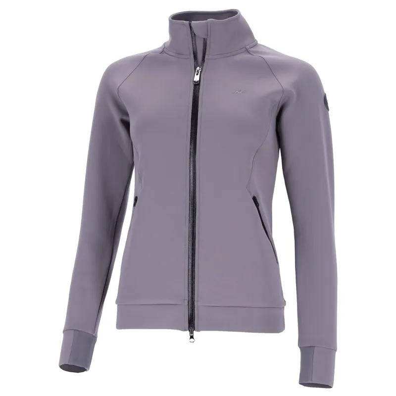 Schockemohle Iris Full Zip Women's Sweater - Slate Grey