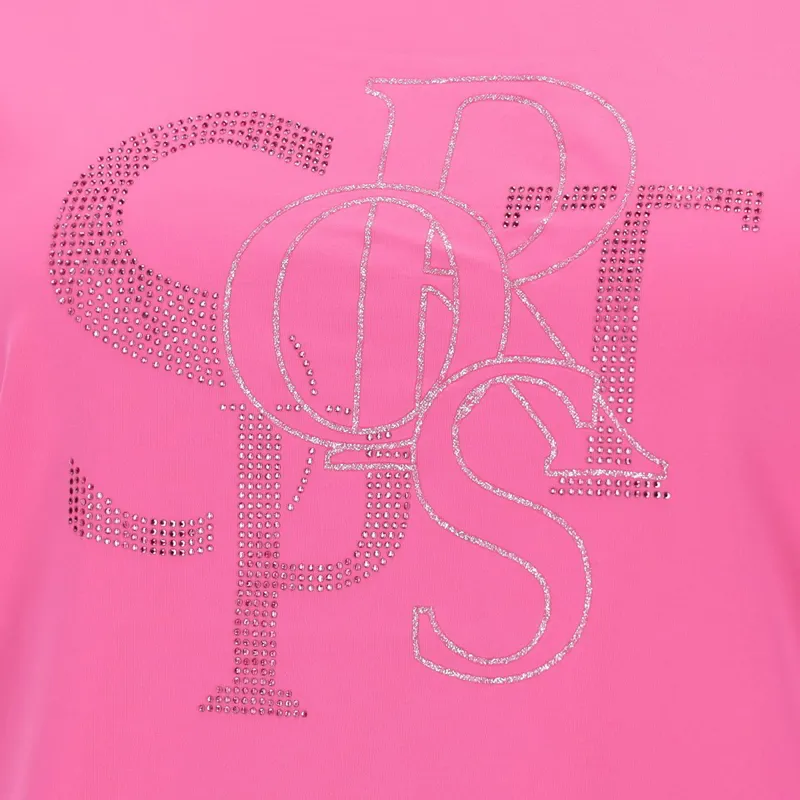 Schockemohle Nicola Style Ladies T-Shirt - Hot Pink-2