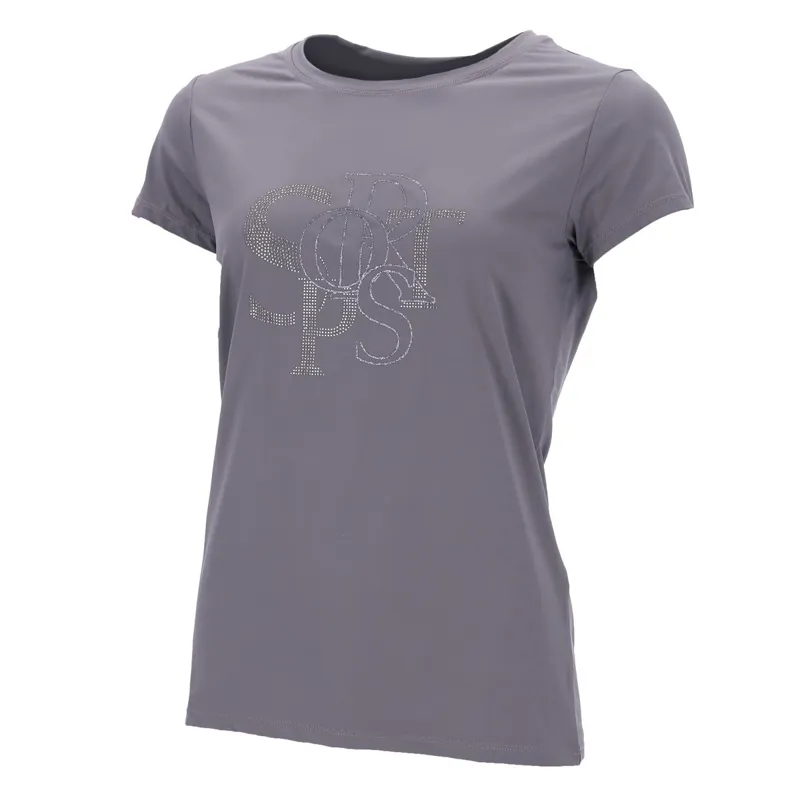 Schockemohle Nicola Style Womens T-Shirt - Slate Grey
