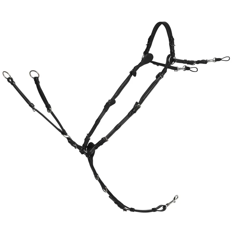 Schockemohle Sevilla Select Breastplate - Black/Silver