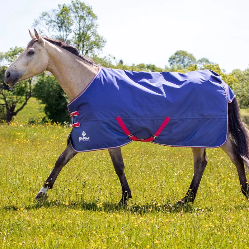 Shires Tempest Original Air Motion 0g Standard Neck Turnout Blanket - Navy-5
