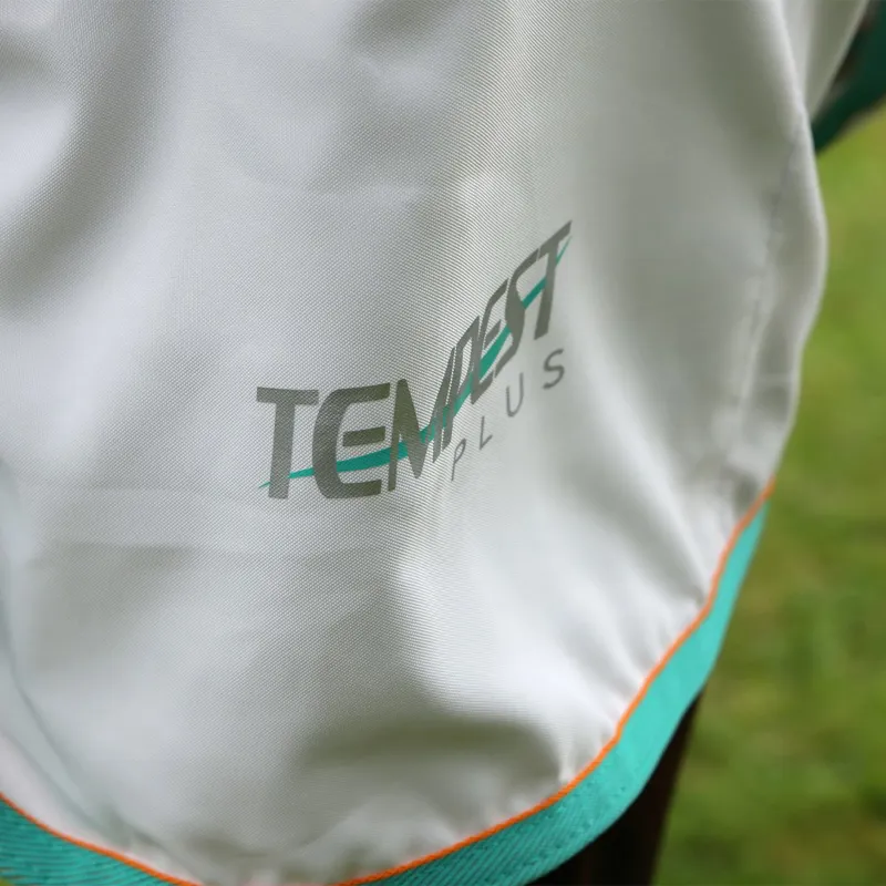 Shires Tempest Plus Sweet-Itch Combo Neck Fly Sheet - White-7