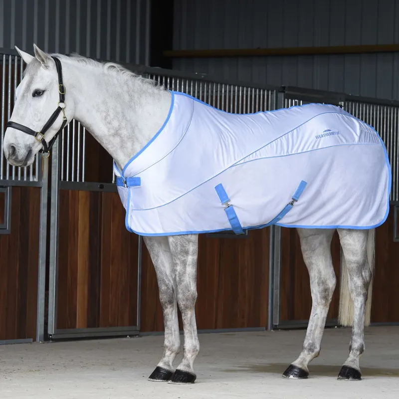 WeatherBeeta Air-Tec Standard Neck Cooler - White/Blue