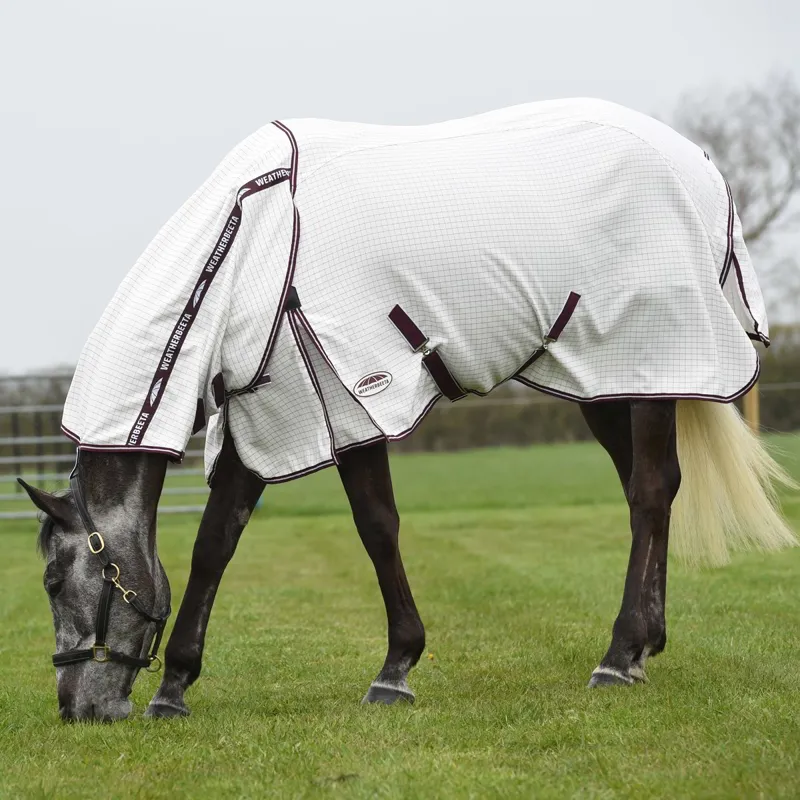 WeatherBeeta Hybrid Seasons Combo Neck Fly Sheet - White-1