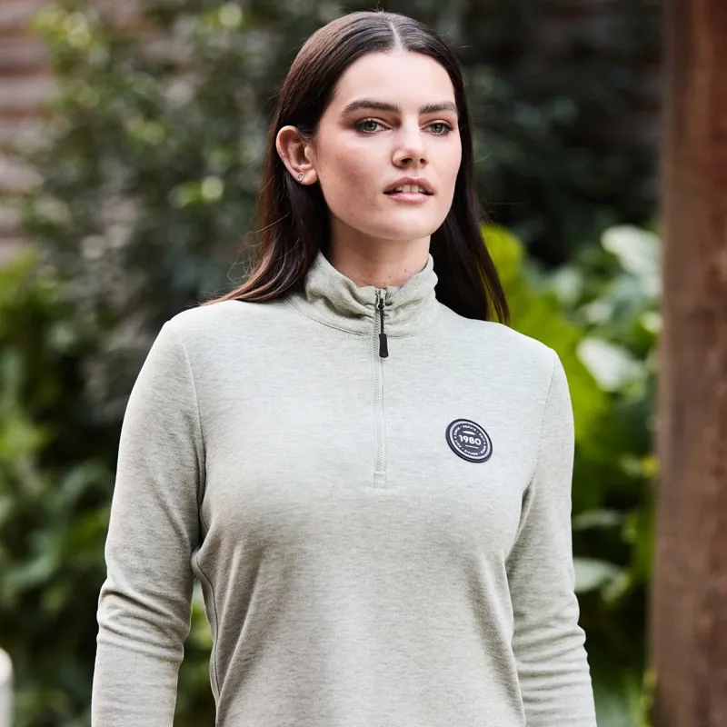 WeatherBeeta London Womens Long Sleeve Top - Dusty Olive-4