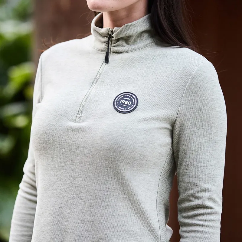 WeatherBeeta London Womens Long Sleeve Top - Dusty Olive-5