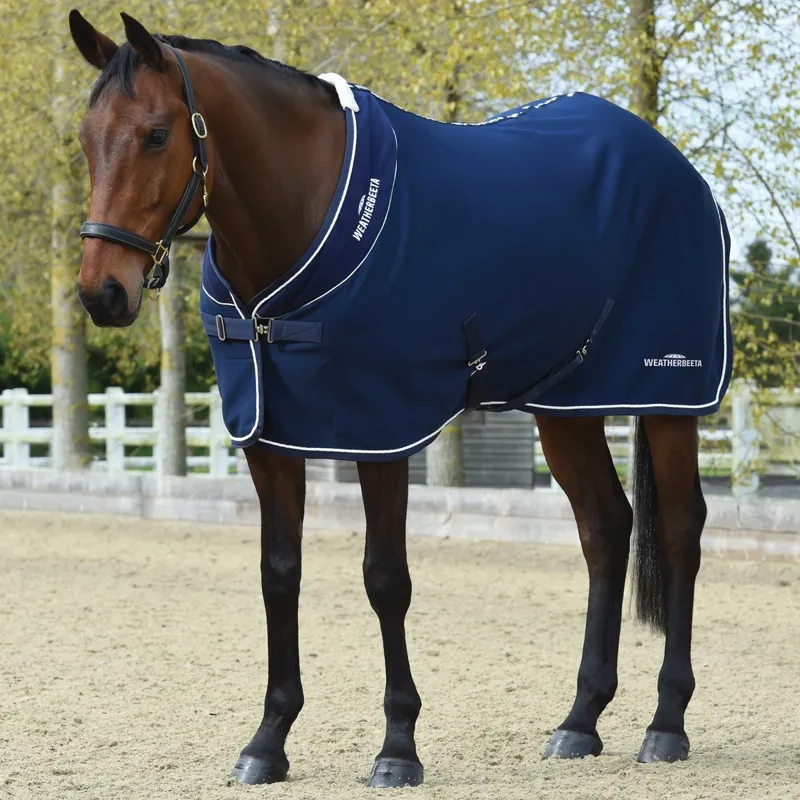 WeatherBeeta Opulence Show Sheet - Navy/White-1