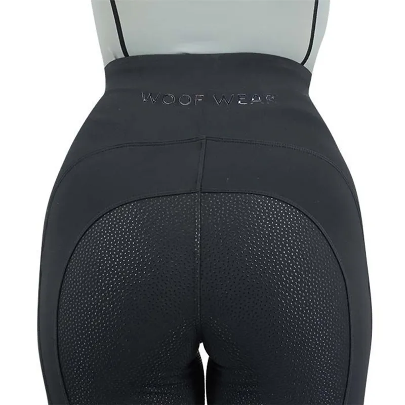 Woof Wear Original Full Grip Womens Riding Tights - Black-1
