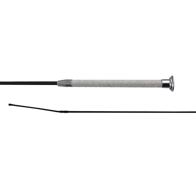 Woof Wear Glitz Dressage Whip - Silver