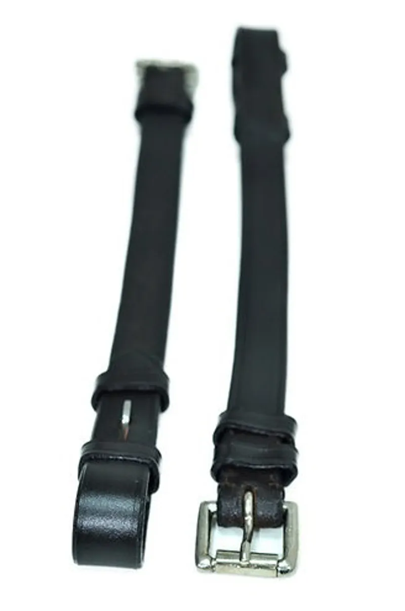 Dever Ascot Polo Cheek Pieces - Black-1