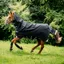 Rambo 1680D Plus 50g Detach Neck Turnout Blanket - Black/Thunderstorm