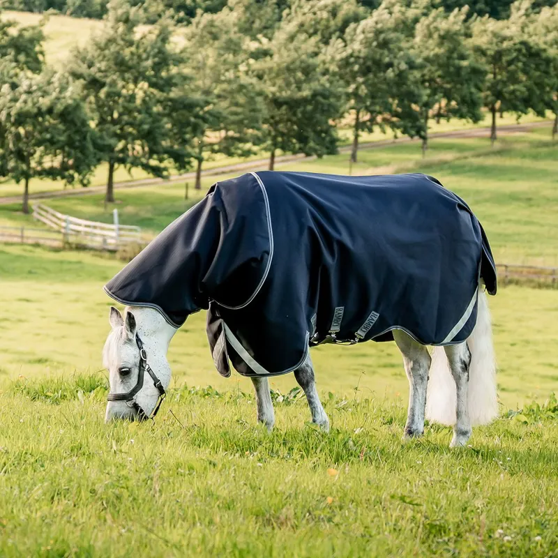 Rambo 1680D Plus 450g Vari-Layer Detach Neck Turnout Blanket - Navy-1