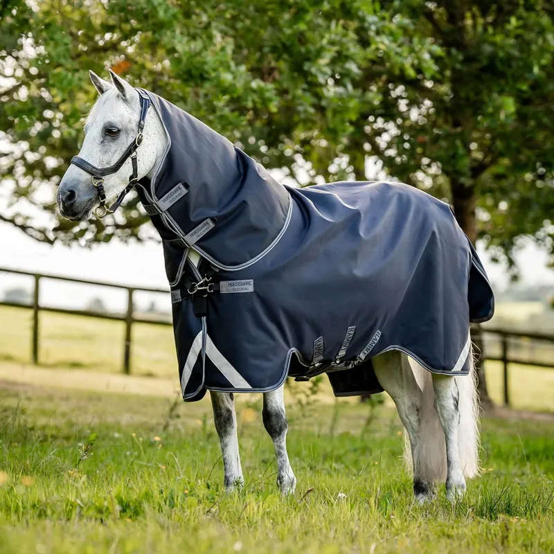 Rambo 1680D Plus 450g Vari-Layer Detach Neck Turnout Blanket - Navy