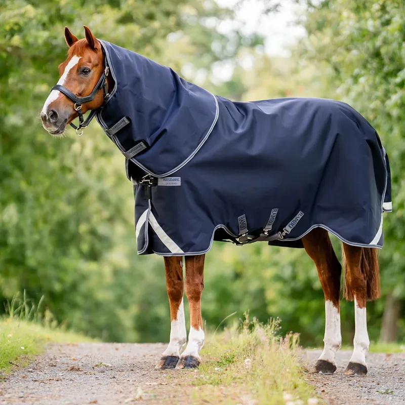 Rambo 1680D Plus 450g Vari-Layer Detach Neck Turnout Blanket - Navy-8