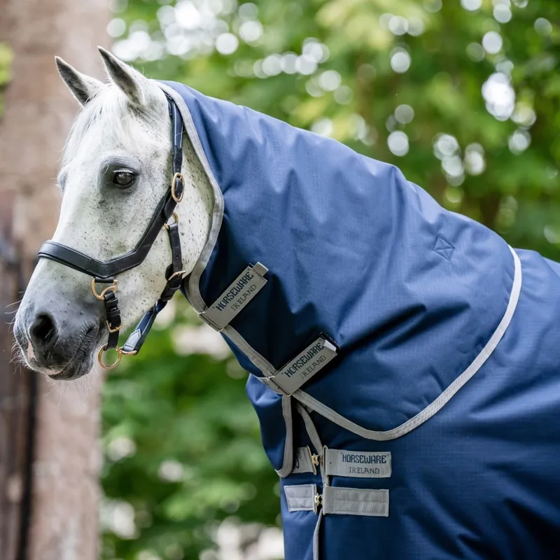 Amigo Ripstop 900D 150g Turnout Hood - Navy/Titanium Grey