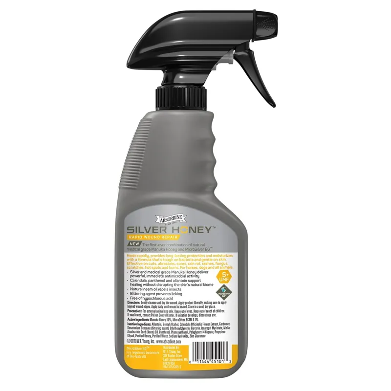 Absorbine Silver Honey Rapid Wound Repair Spray Gel-1