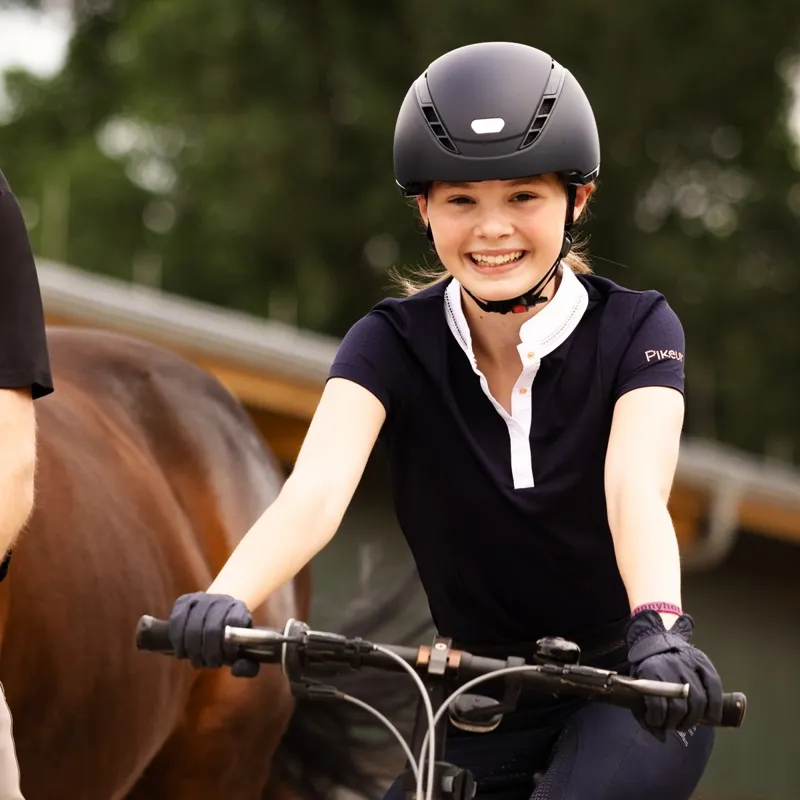 Abus x Pikeur AirDuo Riding Helmet - Black-5