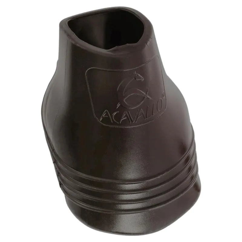 Acavallo Anatomical Non-Twist Gel Bell Boots - Brown-3