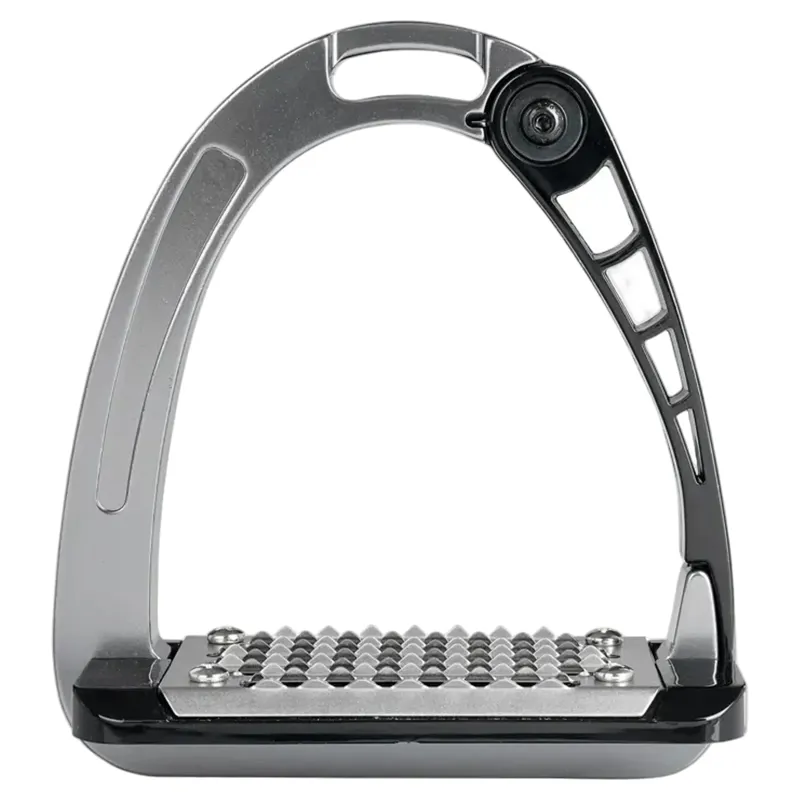 Acavallo Arena AluPro Junior Stirrups - Titanium-1