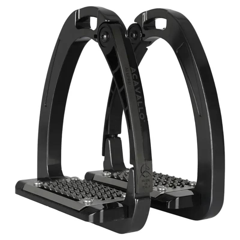 Acavallo Arena AluPro Stirrups - Charcoal-3