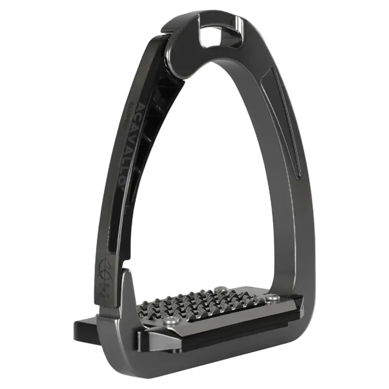 Acavallo Arena AluPro Stirrup Irons - Titanium-6