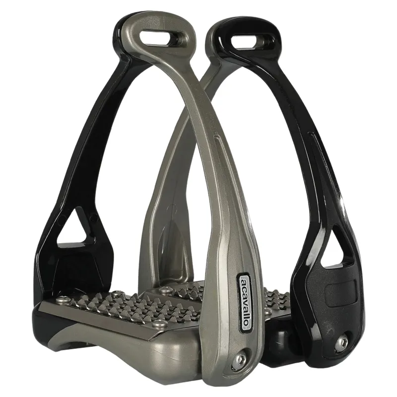 Acavallo Opera Stirrups - Black-1
