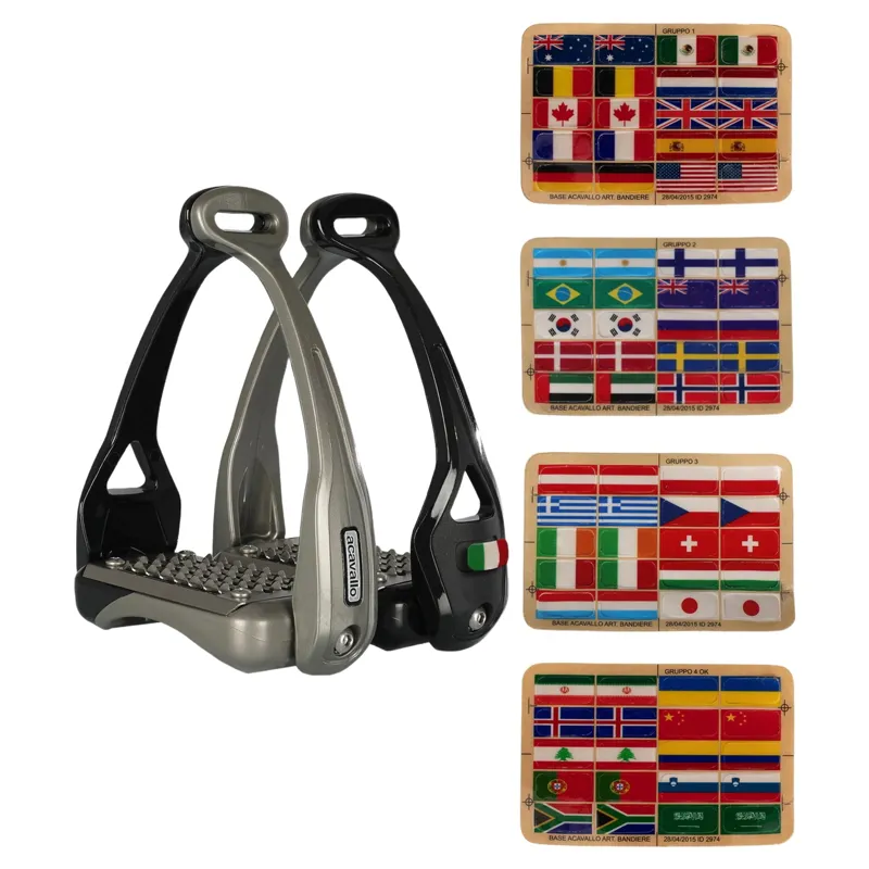 Acavallo Opera Stirrups - Black-7