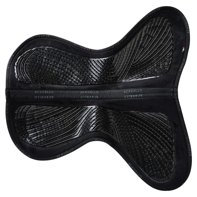 Acavallo SP JCCS CW-CS Suede Double-Sided Grip Gel Pad - Black-2