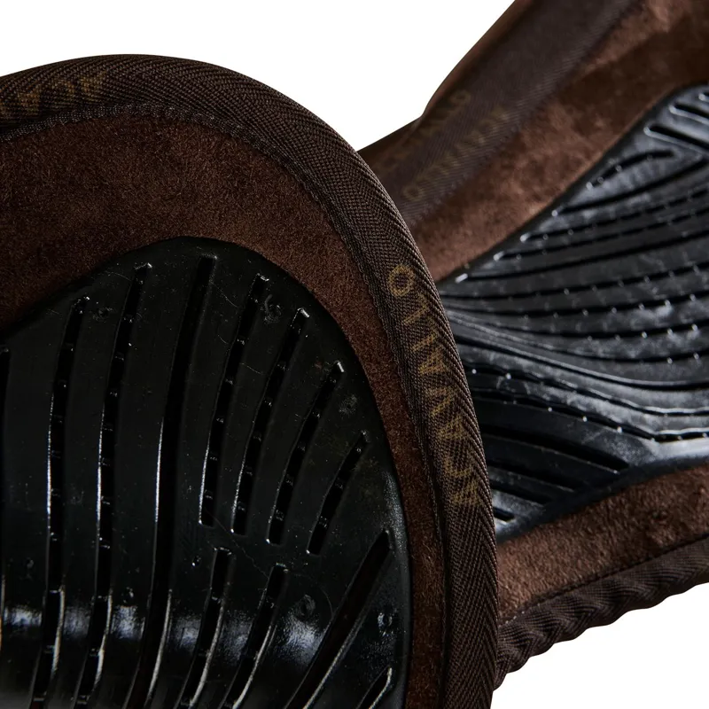 Acavallo SP JCCS CW-CS Suede Twin-Sided Grip Gel Pad - Brown-4