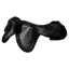 Acavallo SP JCCS CW-CS Suede Twin-Sided Grip Sheepskin Gel Pad - Black/Black
