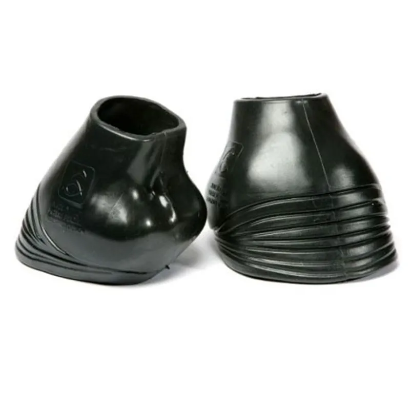 Acavallo Anatomical Non-Twist Gel Bell Boots - Black