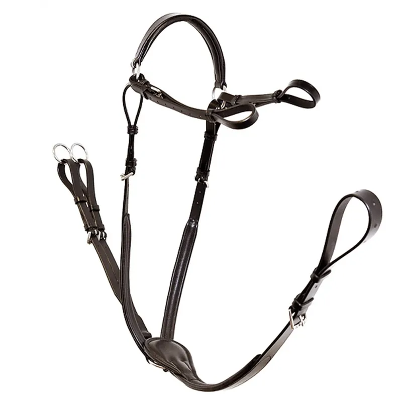 Dever Ascot Comfort Padded Running Breastplate - Brown-1