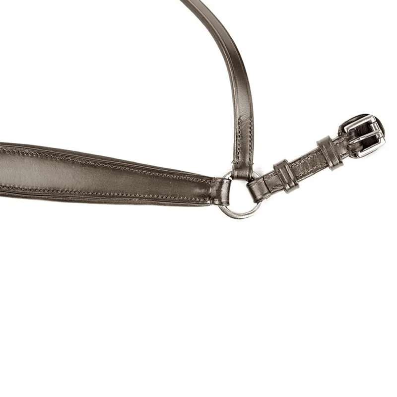 Dever Ascot Comfort Drop Cavesson Noseband-Brown-2