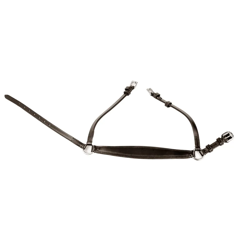 Dever Ascot Comfort Drop Cavesson Noseband-Brown-1