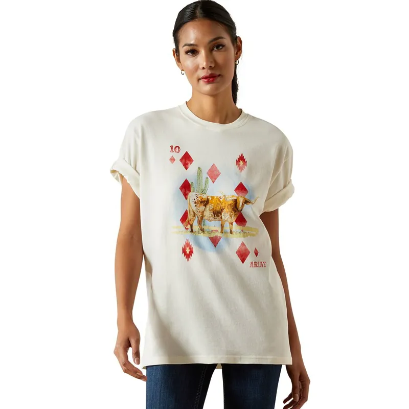 Ariat Aces Women's Tee - Papyrus