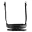 Dever Ascot Comfort Cavesson Flash Noseband - Black