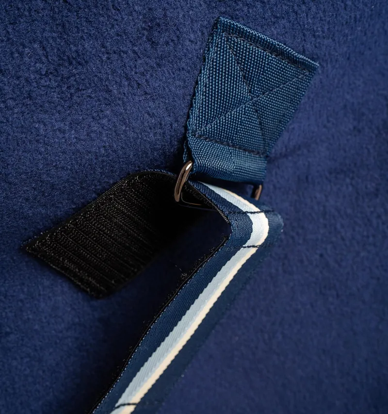 Horseware Newmarket Cozy Fleece Cooler - Witney Navy Stripes-3