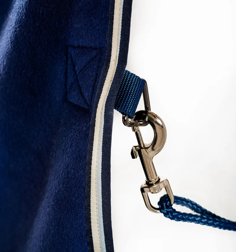 Horseware Newmarket Cozy Fleece Cooler - Witney Navy Stripes-5
